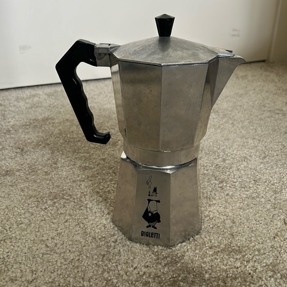 Vintage Bialetti Espresso Stove Top Aluminum Moka Pot - Made in Italy - Picture 1 of 6